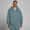 Oversized-Hoodie mit 2-Wege-Reißverschluss - Zukunftsblau