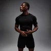MP Herren Hero Muscle Fit Seamless T-Shirt – Vintage-Schwarz/Hero Rot