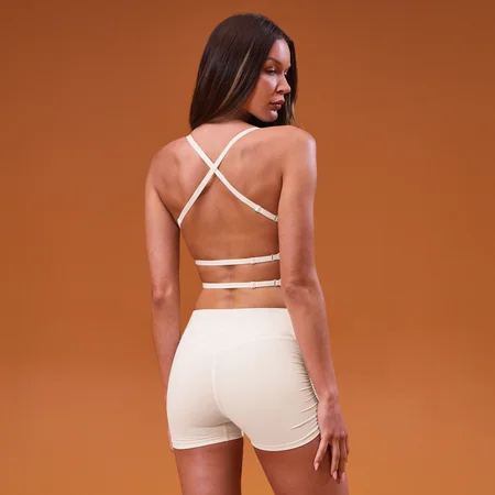 MP Damen Tempo Tank-Top mit offenem Rücken – Coconut