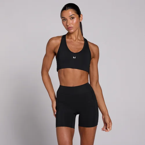 MP Damen Training Racerback Sport-BH – Schwarz