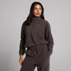 MP Damen Fleece-Pullover mit Stehkragen und 1/4-Reißverschluss - Kakao