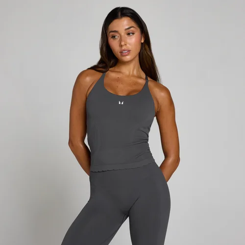 MP Damen Tempo Ultra Seamless Longline Tank-Top - Robust Grey