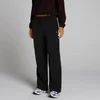 MP Damen Fleece-Jogginghose mit geradem Bein – Schwarz