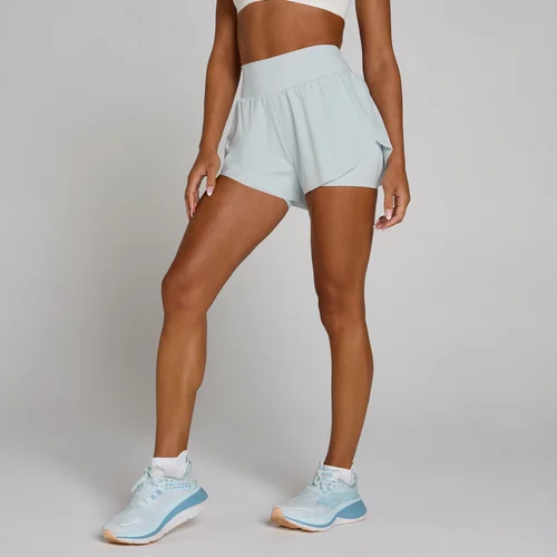 MP Damen Tempo Ultra Pleated Running Short - Blue Aura