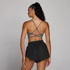 MP Damen Tempo Adjustable Strappy Back Sports Bra – Dunkelgrau