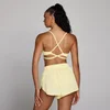 MP Damen Tempo Adjustable Strappy Back Sports Bra – Buttercreme