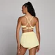 MP Damen Tempo Adjustable Strappy Back Sports Bra – Buttercreme