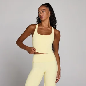 MP Damen Tempo Racerback-Top mit Riemen – Buttercreme - Size XL