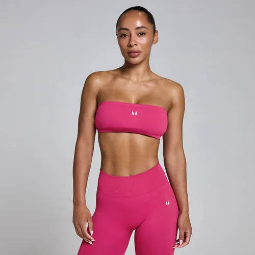 MP Damen Lift Bandeau Sport-BH - Bold Berry