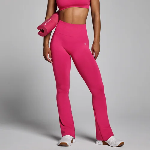 MP Damen Tempo Seamless Flared Leggings - Bold Berry