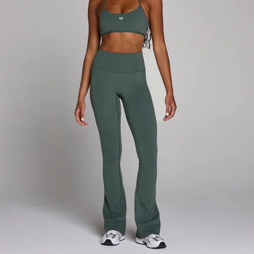 MP Damen Tempo Flared Leggings – Wolkengrün