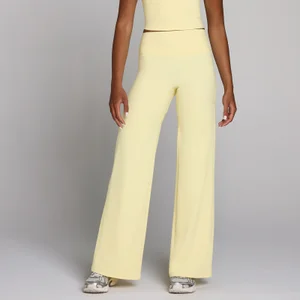 MP Damen Tempo Wide Leg Leggings – Buttercreme - Size S
