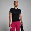 MP Damen Lift Seamless Body Fit T-Shirt - Schwarz