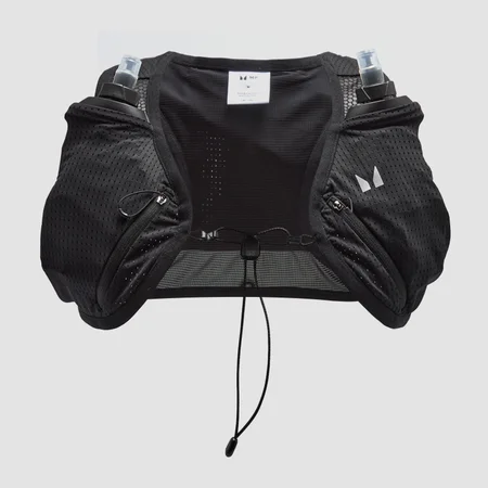 MP Compact Hydration Vest & 2 Soft Running Bottles Bundle - Black