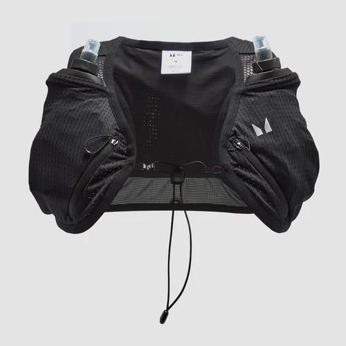 MP Compact Hydration Vest & 2 Soft Running Bottles Bundle - Black