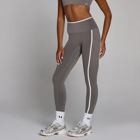 MP Damen Velocity Contrast Leggings – Aschgrau