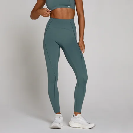 MP Damen Tempo Ultra Curved Stitch Leggings - Future Blue
