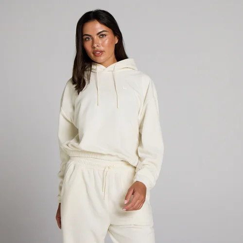 MP Damen Fleece-Hoodie - Perlmutt