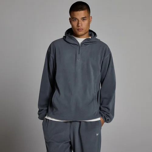 MP Herren Fleece 1/4-Reißverschluss Hoodie - Granite