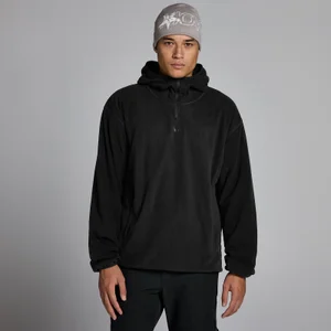 MP Herren Fleece 1/4-Reißverschluss Hoodie - Schwarz - Size L