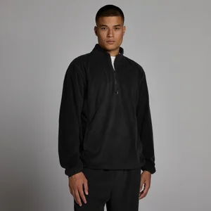 MP Herren Fleece mit 1/4-Reißverschluss – Schwarz - Size M