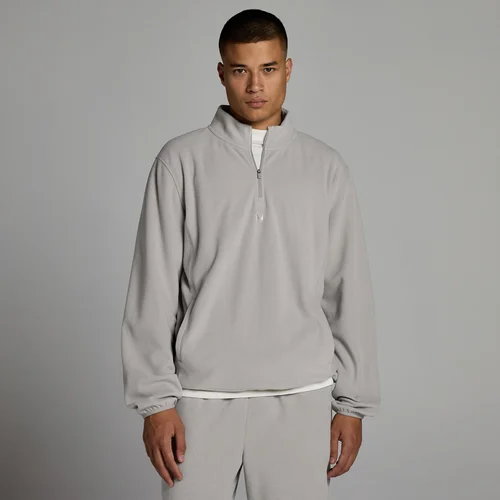 MP Herren Fleece mit 1/4-Reißverschluss – Grau