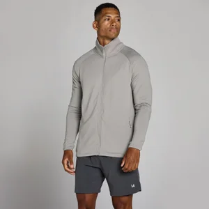 MP Herren Training Ultra Gridded Zip Through - Chalk Grey - Size XL