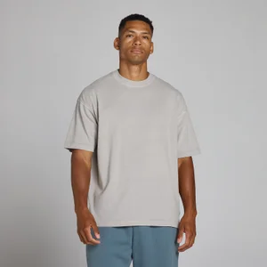 MP Men's Washed Oversized T-Shirt - Chalk Grey - Size L
