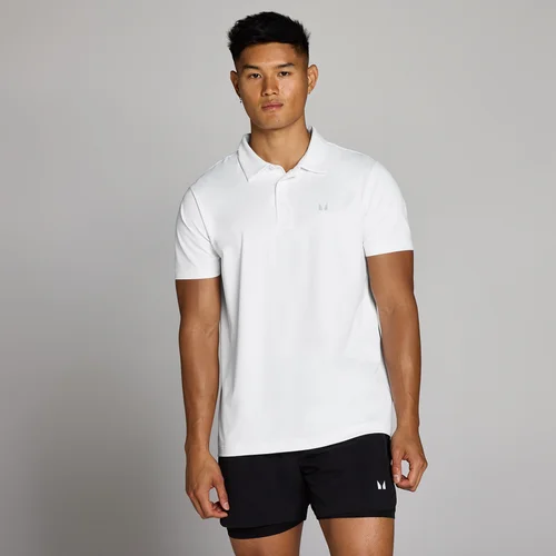 MP Herren Training Poloshirt – Weiß