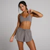MP Damen Tempo Sport-BH mit gedrehtem Rücken-Detail – Dark Truffle