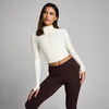 MP Damen Tempo Cropped Jacke - Vanille