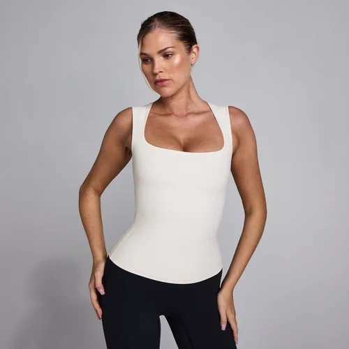 MP Damen SculptForm Square Neck Vest – Pearl
