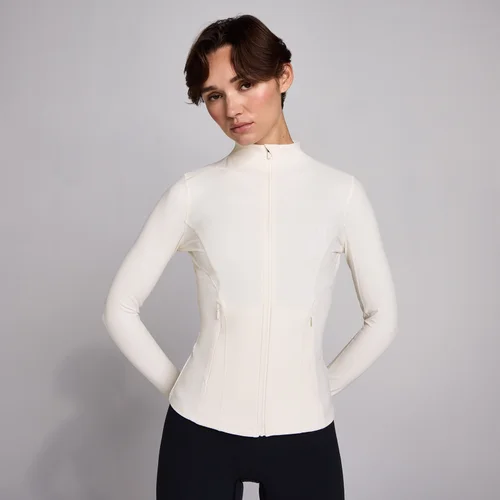 MP Damen SculptForm Jacke mit durchgehendem Reißverschluss – Pearl