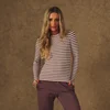 MP Damen X Tatiana Langarm-Shirt mit Daumenlöchern – Blassrosa