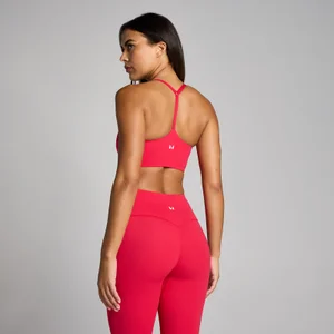 MP Damen Tempo Strappy Racerback Sport-BH – Chilli - Size S