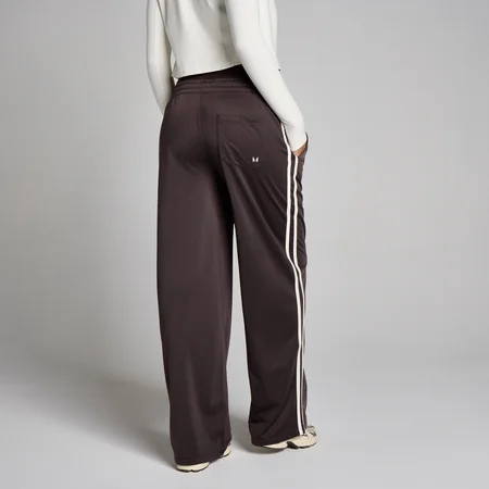 MP Damen Tricot Track Jogginghose mit geradem Bein – Kakao/Vanille