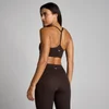 MP Damen Tempo Strappy Racerback Sport-BH – Kakao