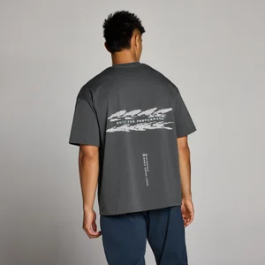 MP Herren Hybrid Built For Performance Grafik-T-Shirt – Dunkelgrau - Size M