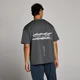 MP Herren Hybrid Built For Performance Grafik-T-Shirt – Dunkelgrau