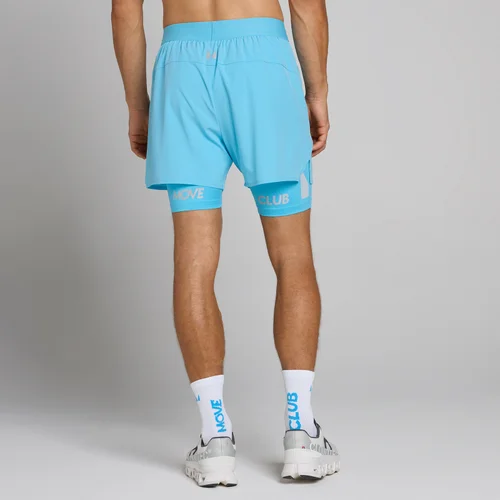 MP Herren Hybrid Lightweight 5" 2-in-1 Shorts - Cerulean Blue