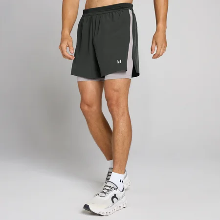 MP Herren Velocity Ultra 5" 2-in-1 Short - Vintage-Schwarz