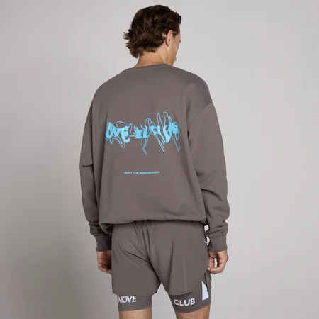 MP Unisex Hybrid Grafik-Sweatshirt - Aschgrau