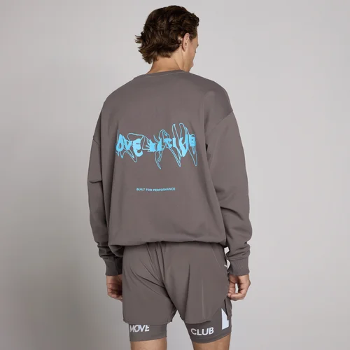 MP Unisex Hybrid Grafik-Sweatshirt - Aschgrau