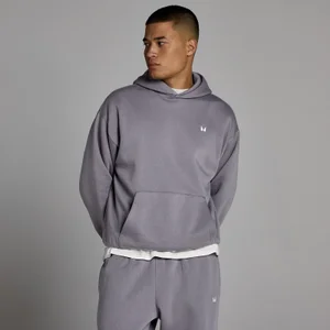 MP Herren Rest Day Oversized-Hoodie - Dunkel meliert - Size XS