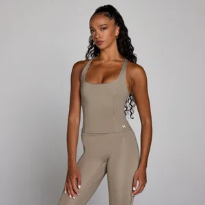 MP Damen Training Racerback Tank-Top – Light Taupe - Size XS