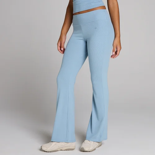 MP Damen Gerippte Flares - Jeansblau