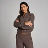 MP Damen Bomberjacke mit Reißverschluss und weichem Griff - Kakao meliert