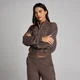 MP Damen Bomberjacke mit Reißverschluss und weichem Griff - Kakao meliert